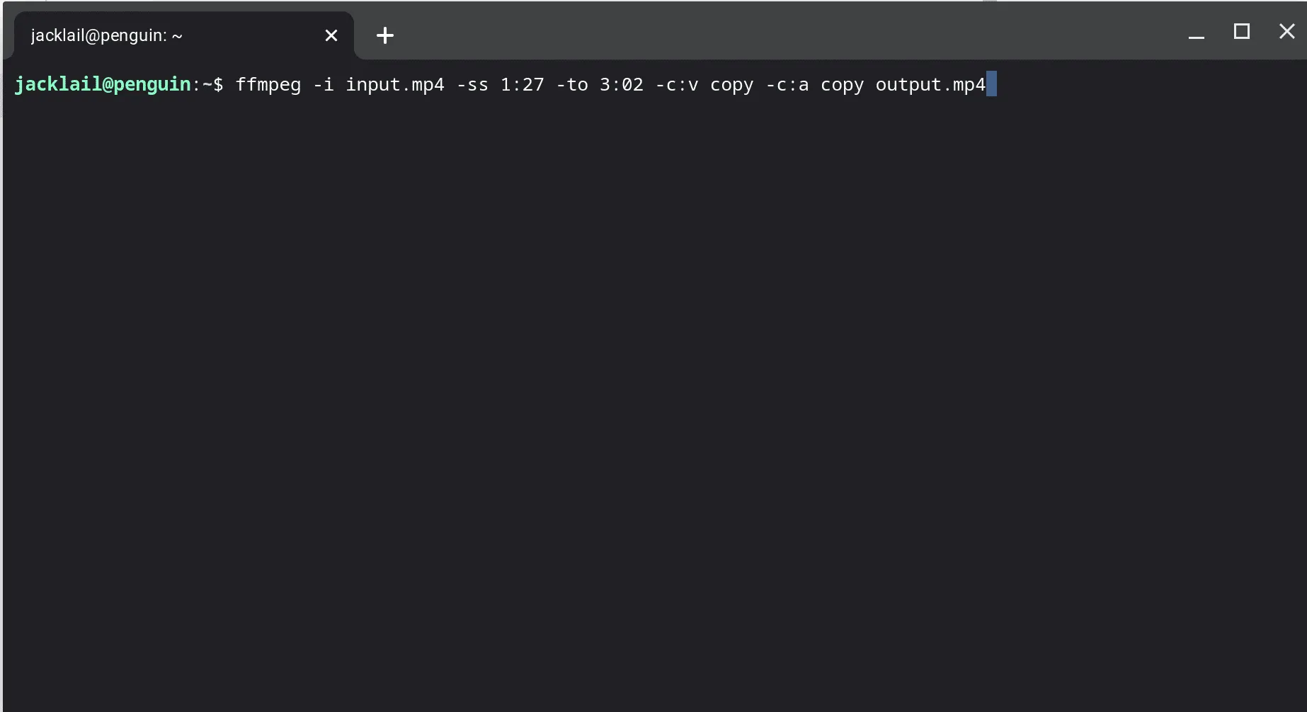 FFmpeg tips: Quickly cut video clips or extract audio