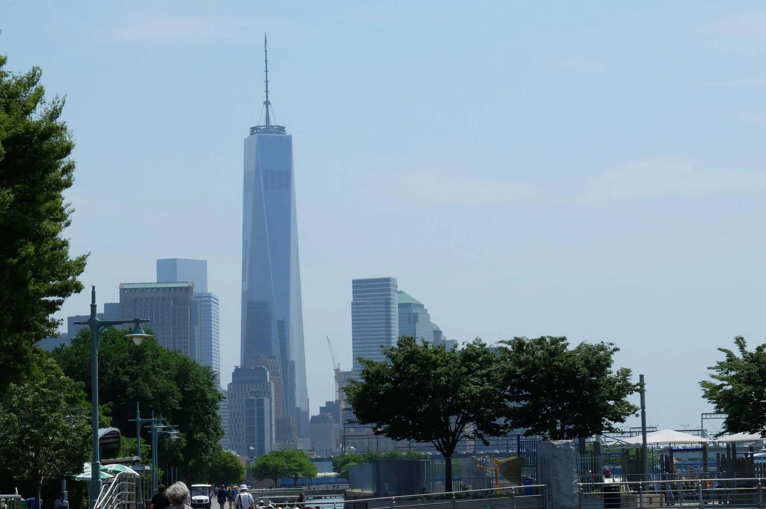 One World Trade Center from the Hudson River Park