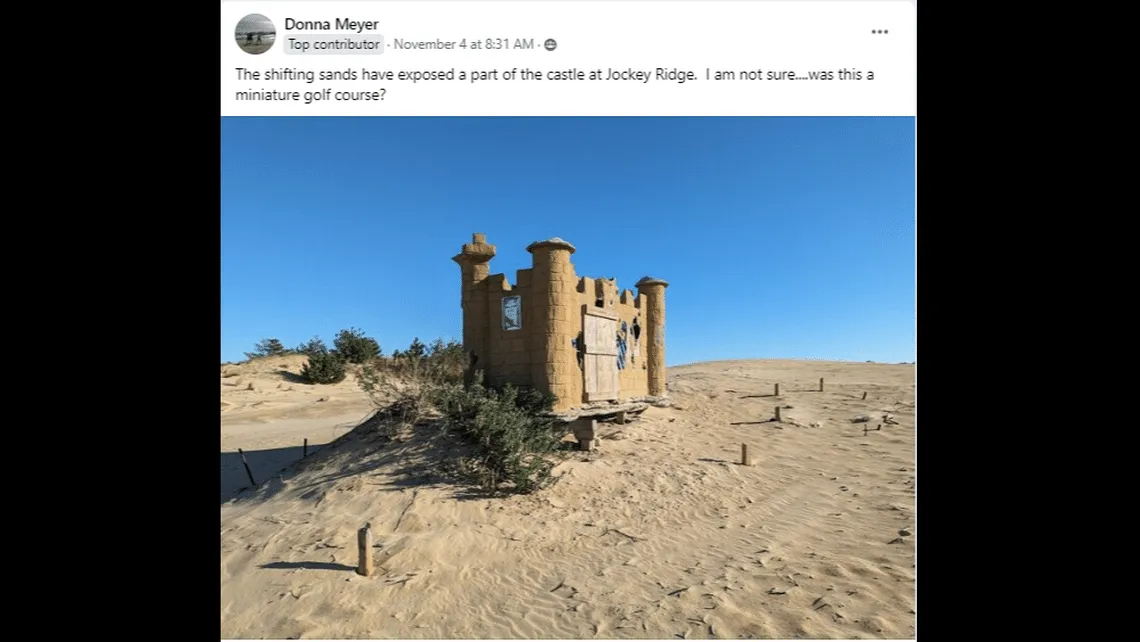 The castle at Jockey's Ridge