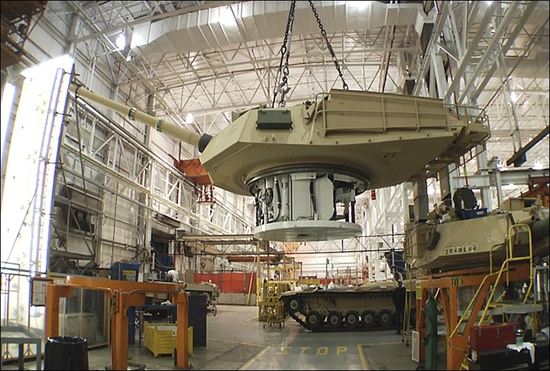 General Dynamics tank manufacture