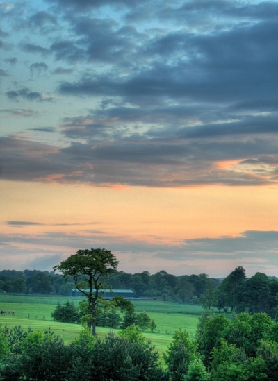 HDR photo of a scene in Scotland.