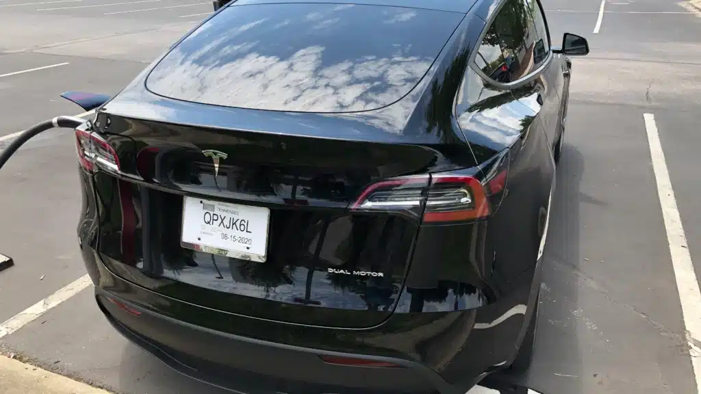 Supercharging on the first day of ownership at the Cookeville, Tennessee,  Supercharger.